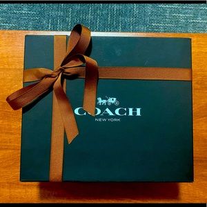 COACH Mens Messenger Bag and COACH Laptop Sleeve (with gift box)